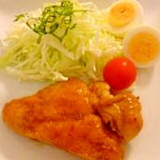 簡単♪☆鶏むね肉のハチミツ照り焼き☆